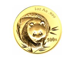 China Panda 1 Unze 2003 Goldpanda 500 Yuan