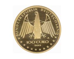 100 Euro Goldmünze 2015 UNESCO Weltkulturerbe Oberes Mittelrhein Tal