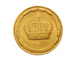 20 Francs Luxemburg Goldmünze Krönung Großherzog Jeans 1964