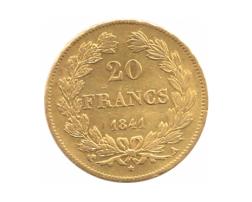 20 Franc Frankreich Louis Philippe I 1841