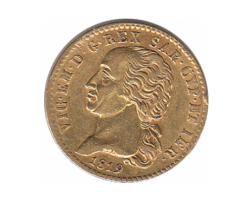 Italien 20 Lire Emanuele I Sardinien