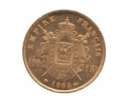100 Franc Frankreich Napoleon III 1852-1870