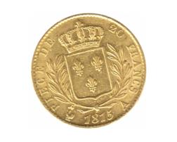 20 Franc Frankreich Louis XVIII 1816-1824