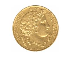 20 Franc Frankreich Ceres 1848-1852