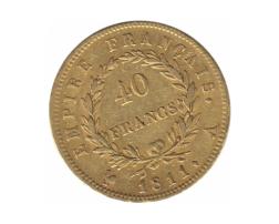 40 Francs Frankreich Napolen I mit Kranz 1804-1815