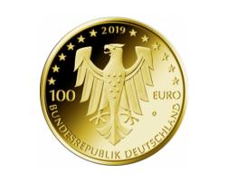 100 Euro Goldmünze 2019 UNESCO Weltkulturerbe Dom zu Speyer