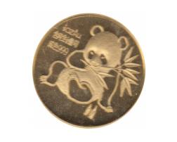 China Panda Goldmünze 1/2 Unze PP 1992 Munich Coin Show