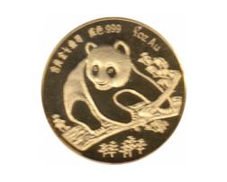 China Panda Goldmünze 1/2 Unze PP 1993 Munich Coin Show